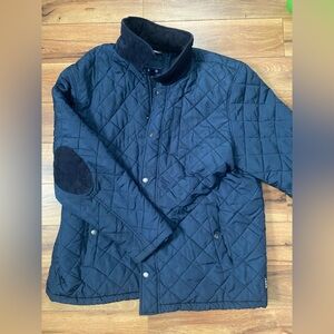 Men's Quilted Blue Jacket